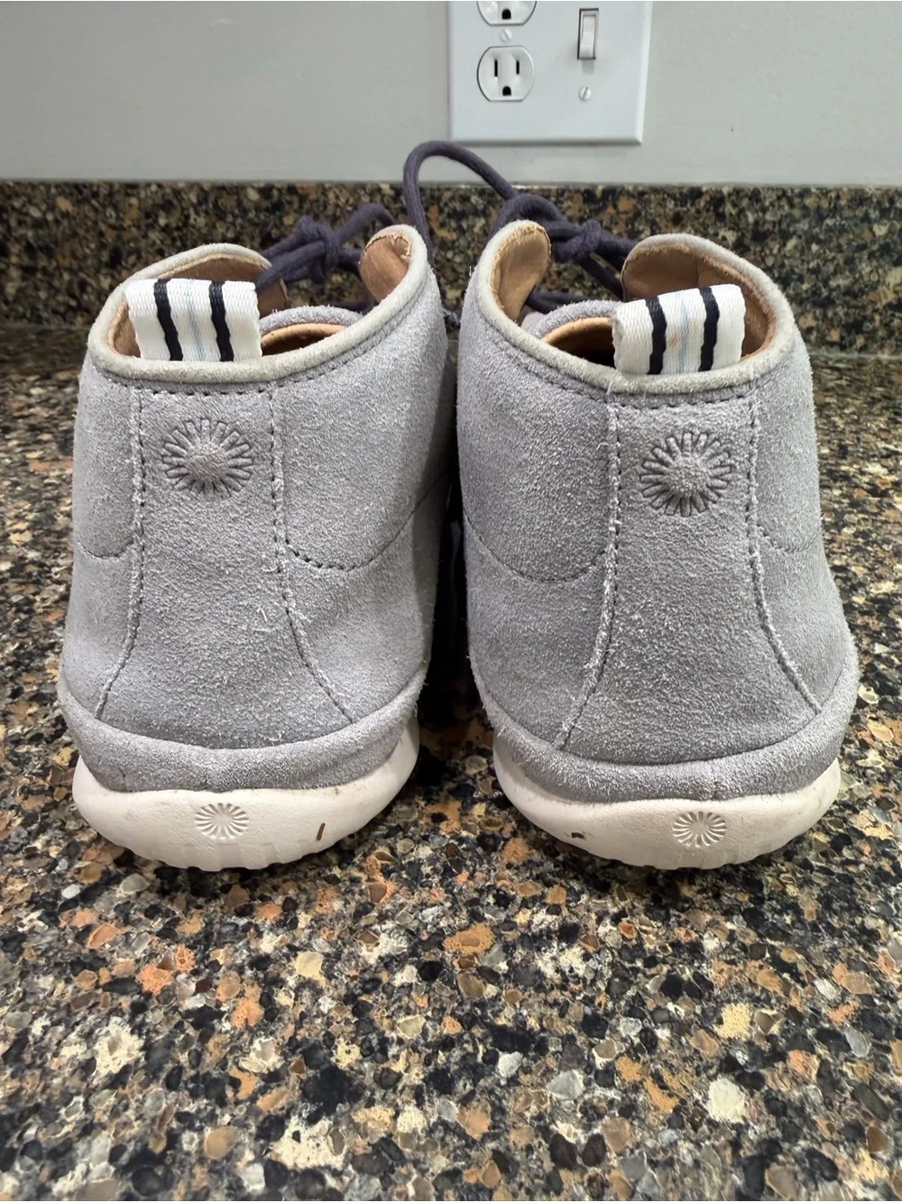 Men's  Ugg  size 10 Grey Suede Chukka Sneakers with Lace-Up